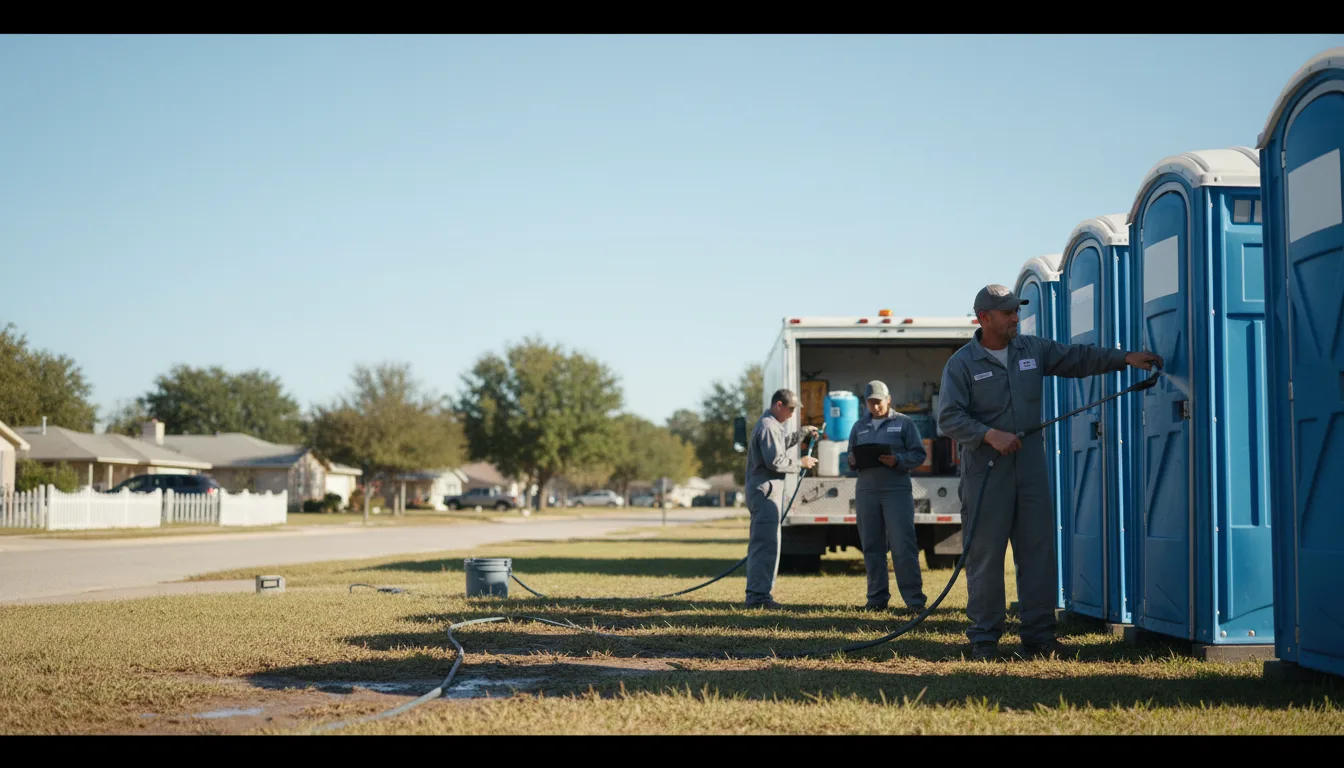 Long-Term Portable Toilet Rental in Red Level, AL near me